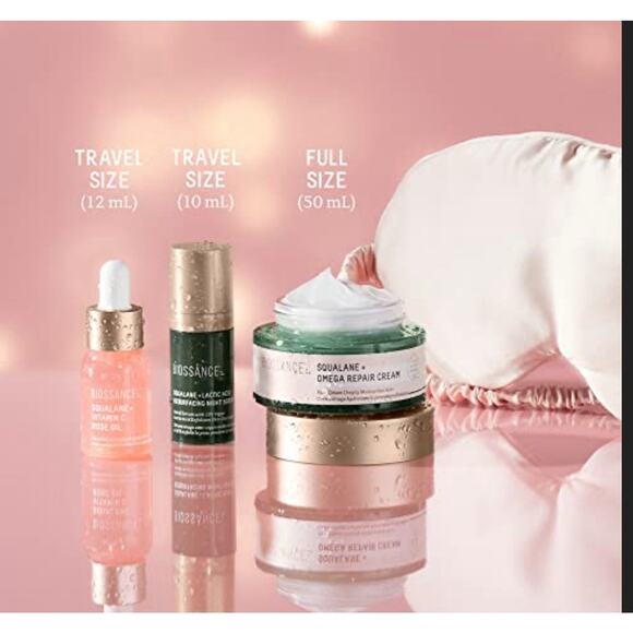 Biossance Love, Joy Bestsellers Set 4 piece Full Size Omega Repair Cream NIB - Picture 2 of 6